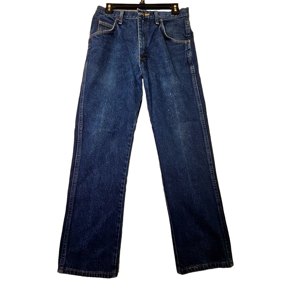 Rustler Blue Jeans 32 X 30  Button Closure 5 Pocket Straight Leg